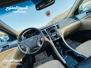  7 هيونداي سوناتا 2015 وارد الوكالة مالك اول بحال الشركة اعلى صنف ممشى قليل 7 جيد