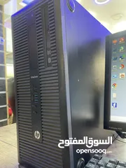  19 PC HP Core i7 جيل رابع  مع شاشة كامل مكمل قوي و عملي أمريكي اصلي