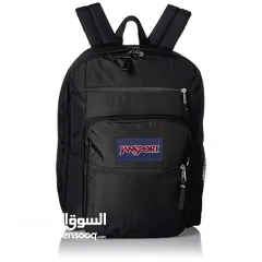  4 حقيبة ظهر JanSport Big Student باللون الأسود - تصميم واسع ومنظم.   JanSport Big Student Backpack