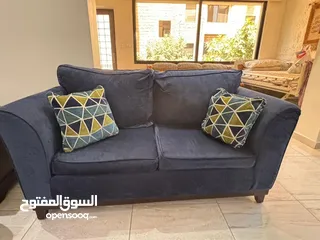  1 طقم كنب كحلي