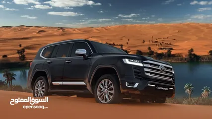  3 تويوتا موديل 2024 لاند كروزر للايجار شهري بسعر مغري