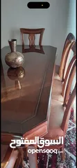  3 غرفه سفره شبه جديدة خشب زان