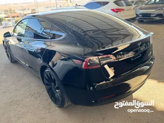  3 Tesla Model Performance  2023 4 Wheeel drive اعلى فئة في التيسلا صنف ال Performance