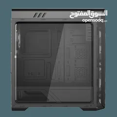  7 كيس جيمنغ فارغ احترافي جيماكس تجميعة Gamemax Gaming PC Case MoonLight FRGB BK