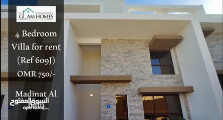  1 Beautiful modern 4 BR villa for rent in Madinat Al Ilam Ref: 609J