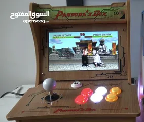  7 مستعجل - جهاز Arcade خشبي يشغل 5000 لعبة…شاشتين 10.1 انش