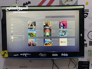  4 بلايستيشن 4 مستعمل مع آيد كوبي و سدي فيفا 18 و بيس 17 وحساب و مع آيد اصلي بس بدها تغير قير
