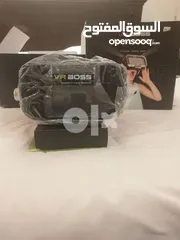  1 VR Boss Virtual Reality Glasses 120 large & iphone Pro max 13 Cover with Magsafe.