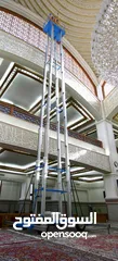  7 Man-lift for maintaining mosques and buildings  منصة العمل الجوية لصيانة المساجد والمباني