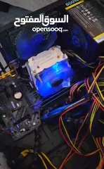  2 موجود جهاز i78700جيل ثامن ram16ddr4  مبرد انتك  باور انتك 600w m2.256 hdd500g motherboard B360HDM