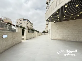  9 شقة فاخره للبيع بأجمل مناطق البنيات بمساحة 227م بسعر مميز طابق تسوية (ارضيه من الجهة الأخرى)