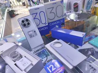  20 حبه عن الجديده CAMON 30 5G جيجا 512 رام 24 معه كامل اغراضو وسماعه الاصلية متوفر توصيل