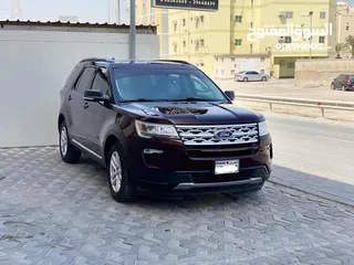  1 Ford Explorer XLT 2019 (Maroon)