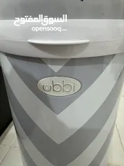  2 Ubbi steel odor locking diaper bin