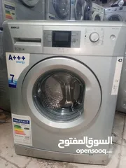  1 غساله بيكو 7 كيلو لون سلفر للبيع