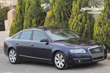  24 2009 AUDI A6 2.0L Turbo اودي A6 قاطعه مسافه 85 الف فقط وارد الوكالة (نقل)  فل كامل  فحص كامل