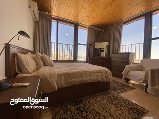  24 روف فخم مفروش كامل للإيجار - 100م-ضاحية الأمير راشد
