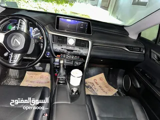  10 جيب لكزس Rx450h 2019 Lexus Rx450h 2019 hybrid  كرت ابيض