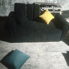  4 طقم كنب 7مقاعد بحالة ممتازة