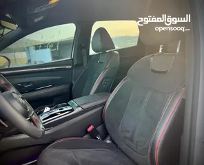  19 هونداي توسان  N-LINE  فل بدون فتحة  2x4 ///240Hp بنزين + كهرباء  2022/ ( Haybrid) 1600cc