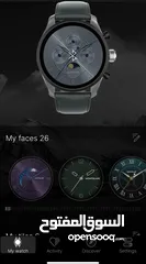  2 Luxury Digital Mont Blanc Smart Watch: Summit 3 Tri-Color Edition - Green Leather & Black Straps