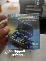  2 Weekend offer (m10 )true wireless headset  Only 1.500.kwd