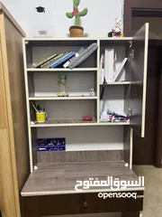  2 مكتب للدراسة مع رفوف