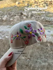  2 كابات مطرزه ) hand embroidered cap