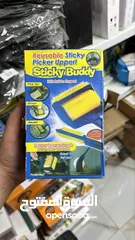  2 رول Sticky Buddy لإزالة الأوساخ والشعر الحل السريع والفعّال لتنظيف الأثاث، الملابس، والسجاد من الشعر