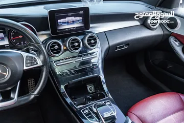  8 Mercedes C200 Amg kit 2015 مميزة جدا،  وارد و بحالة الوكالة