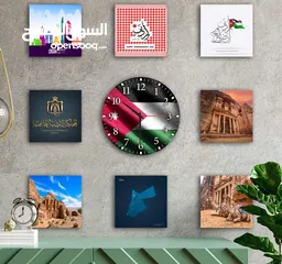  15 ديكور روعه لوحات خشب مع ساعه حائط