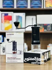  1 طحانة القهوة من شركة LePRESSO الاصلية كامل ستيل