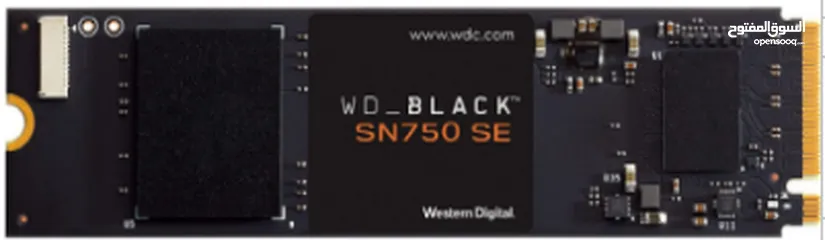  2 Western Digital Black-SN750-NVMe-SSD