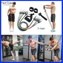  4 مجموعة من أحزمة المقاومة، والمعروفة أيضًا بـ “Power Resistance Bands”