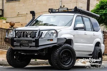  1 تويوتا برادو vx 4000cc للبيع المستعجل او البدل على سلفرادو 2007 او جيب شيروكي 2000