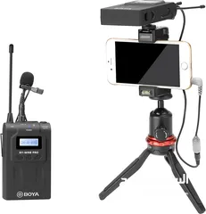 2 ميكرفون كاميرا  Wireless Microphone BOYA BY-WM4 PRO