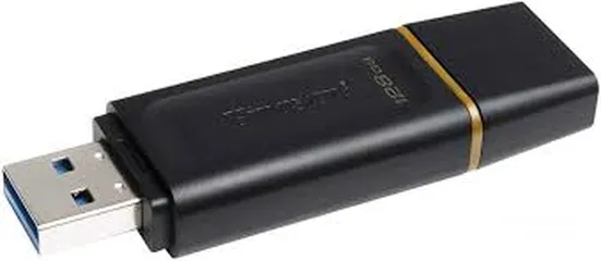  4 FLASH USB3.2 KINGSTON DATA TRAVELER 128GB فلاشة ميموري 128 جيجا  لتخزين معلوماتك بامان