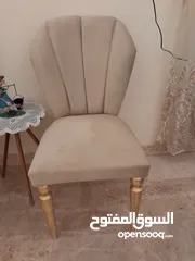  3 كراسي خشب زان طبيعي