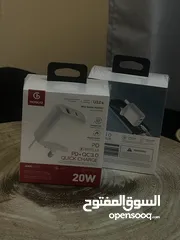  2 شواحن 20w.