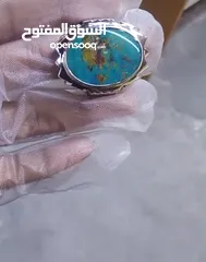  9 خاتم فيروز ثقيل للبيع