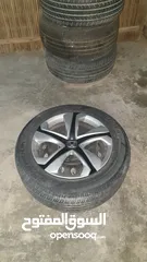  7 4 تاير هوندا  سفك الاصلي honda civic tires