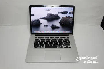  1 MacBook Pro (15-inch, Mid 2015) بحالة  جيدة جداً وسعر اكثر من رائع