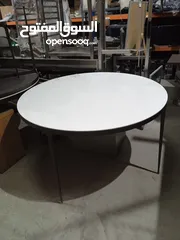  2 Round white colour table