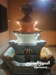  4 نافورا ملوكيا فايبر قوي فخمه للفلل الفاخرا بحاجا الا مضخه فقط