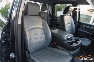  15 Dodge Ram Big horn 2019 gasoline   البكب بحالة الوكالة و قطع مسافة 51,000 ميل فقط