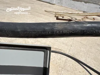  1 كيبلات كهرباء عدد 2  3 فاز  الألمنيوم 50 متر  نحاس 15 متر