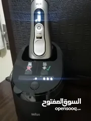  8 BrAun S9 pro 9477 cc  مدة تشغيل 60 دقيقة  ماكنة حلاقة جديدة مع امكانية تحديد و رأس جديد