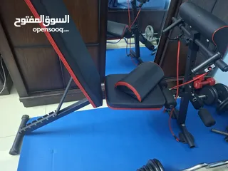  1 بنش عدة درجات نوع جيد بتحمل وزن مجرب و بار اعوج وكاله 120 سم 45 دينار  اربد الحصن