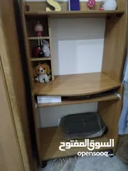  1 مكتب خشب منزلي