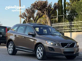  1 ڤولڤو XC60 موديل 2010 لون بني فل أوبشن اعلى صنف  فحص كامل بحالة